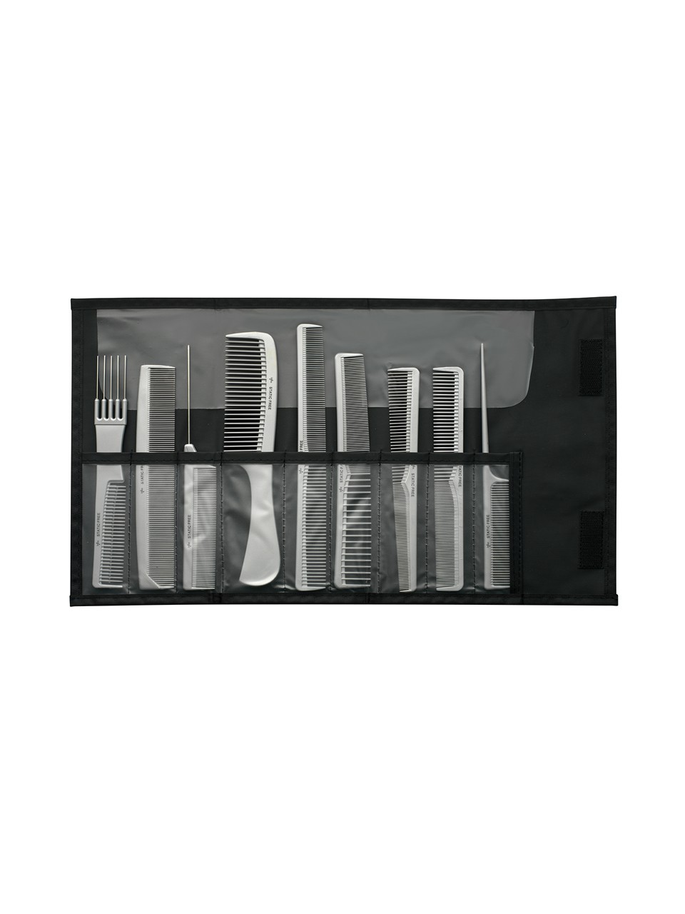 comair kammset ionic static free grau 9 teilig