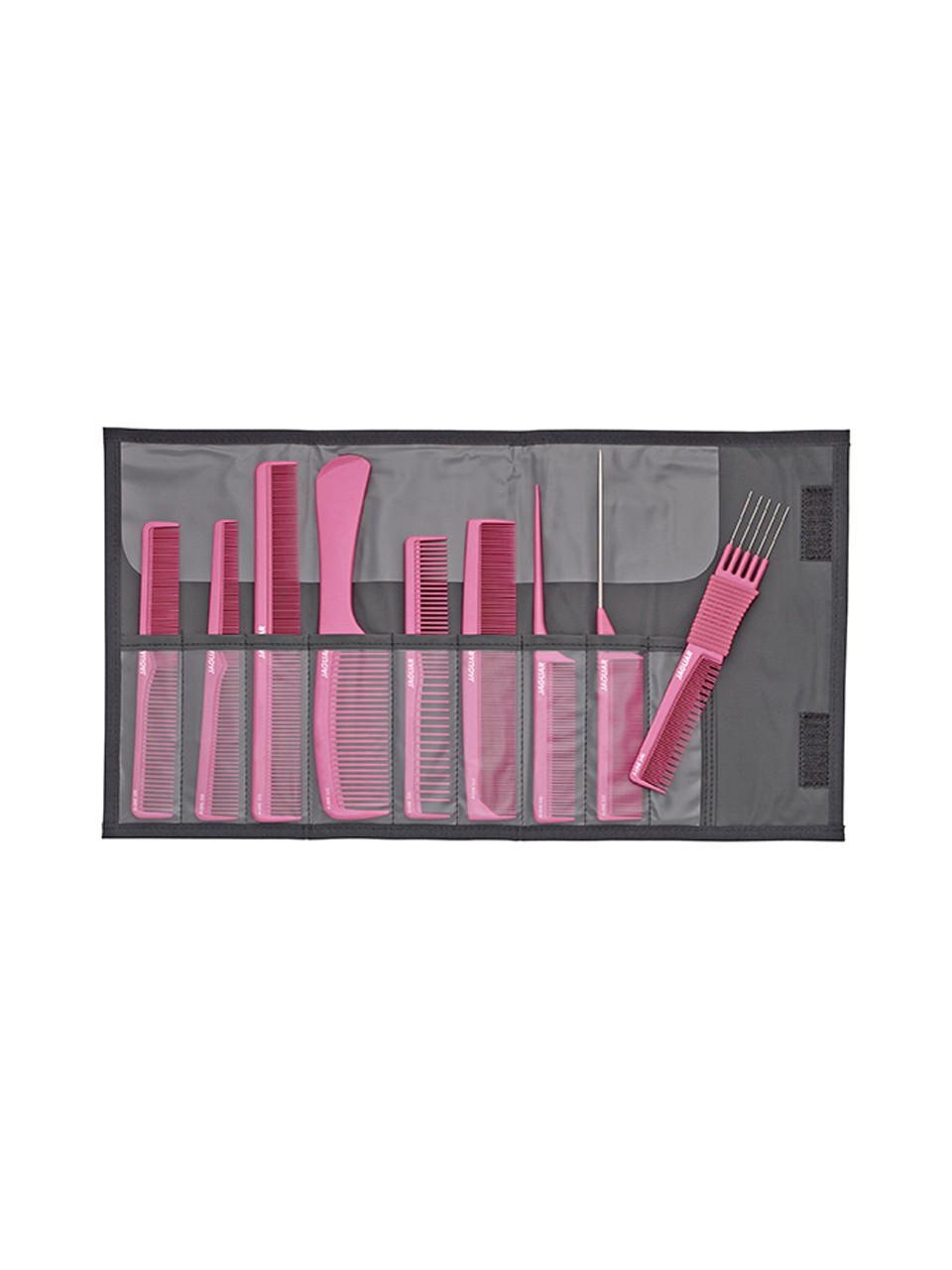 jaguar kamm set 9 tlg pink metallic