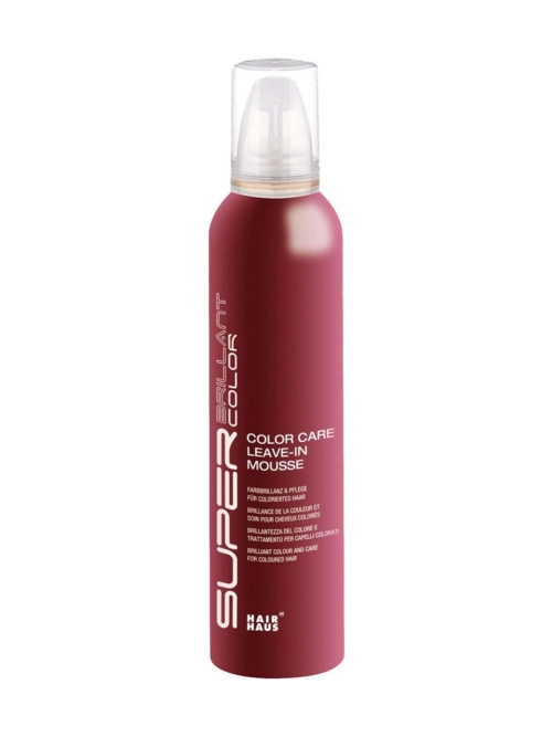 super brillant care color care leave in mousse 250 ml