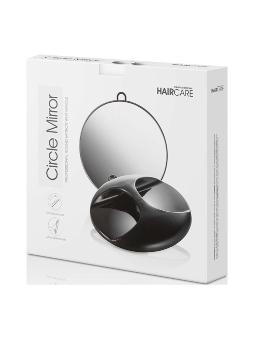 professional haircare circle spiegel schwarz o 29 cm