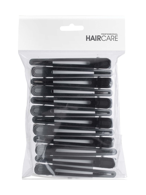 professional haircare kunststoff aluminiumhaarspangen 10 cm 12 stueck