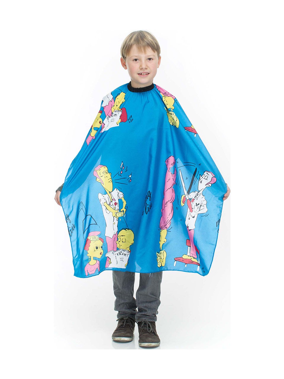 professional haircare light blue haarschneideumhang