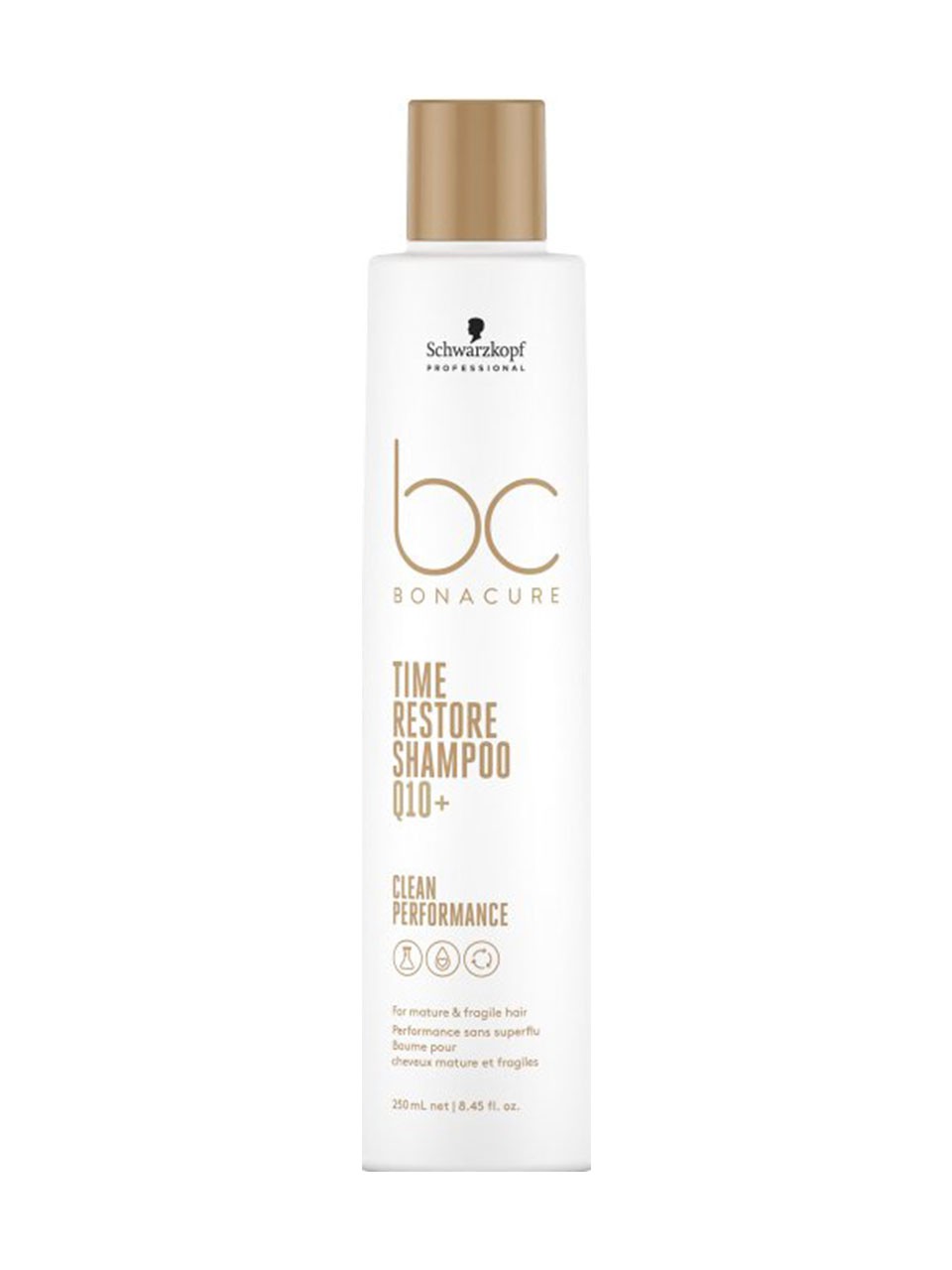 schwarzkopf bc bonacure q10 time restore shampoo 250 ml