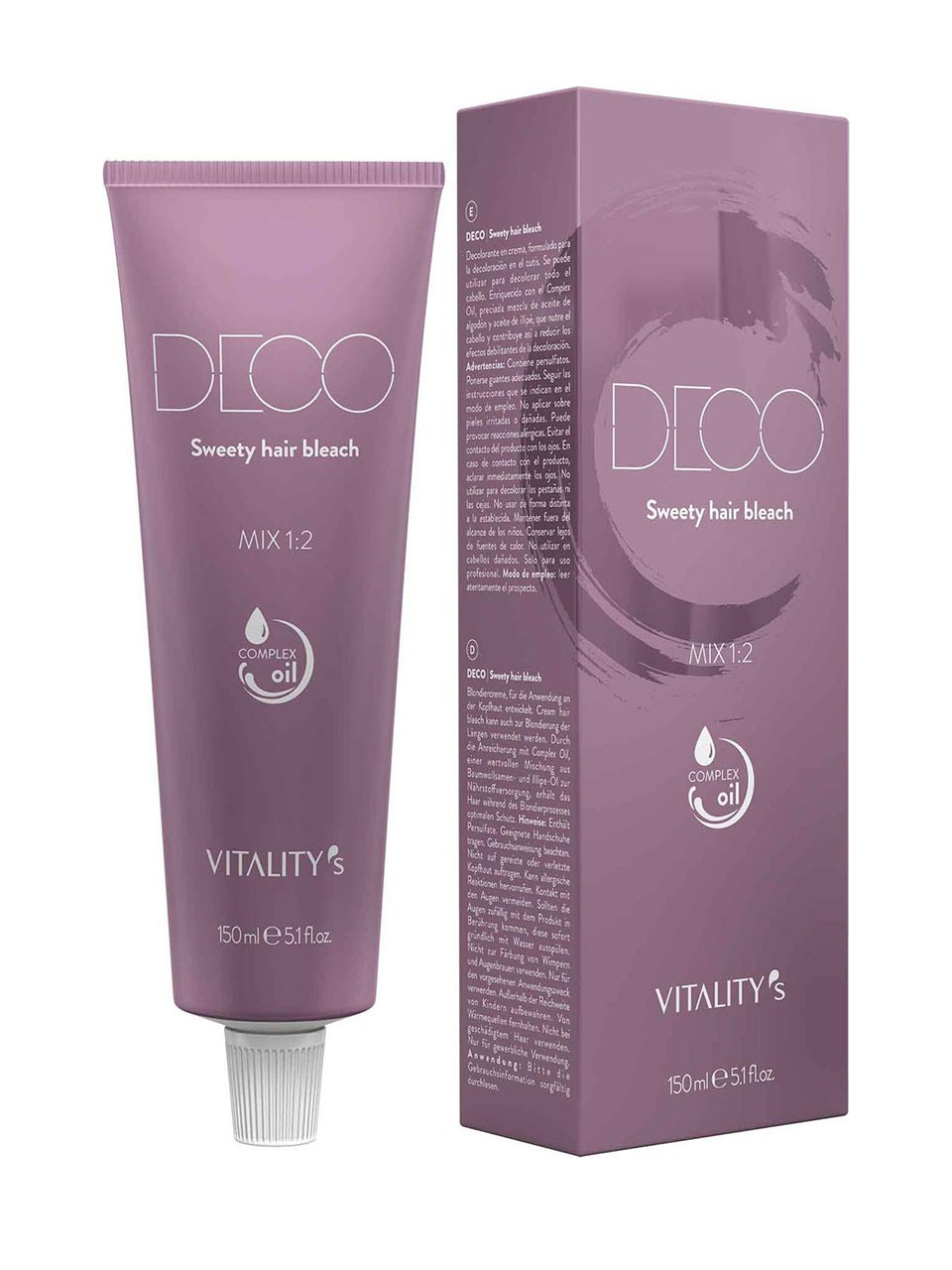 vitalitys deco sweety hair bleach 150 ml