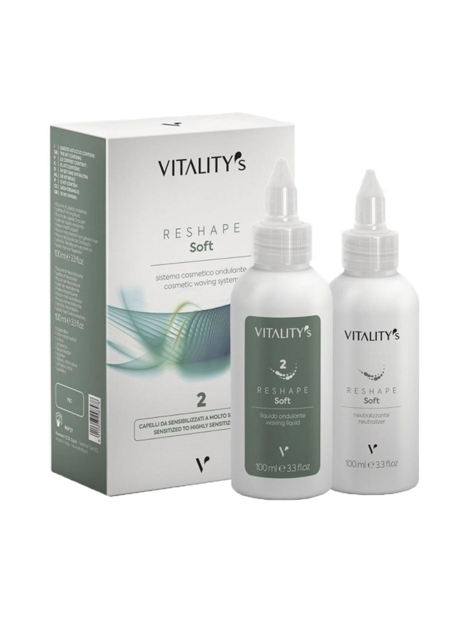 Vitality's - Reshape Kit Soft N2 100 ml + 100 ml 2 vitalitys reshape kit soft n2 100 ml 100 ml