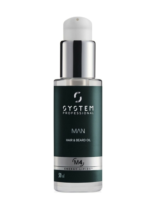 system professional man hair beard oil m4 50 ml