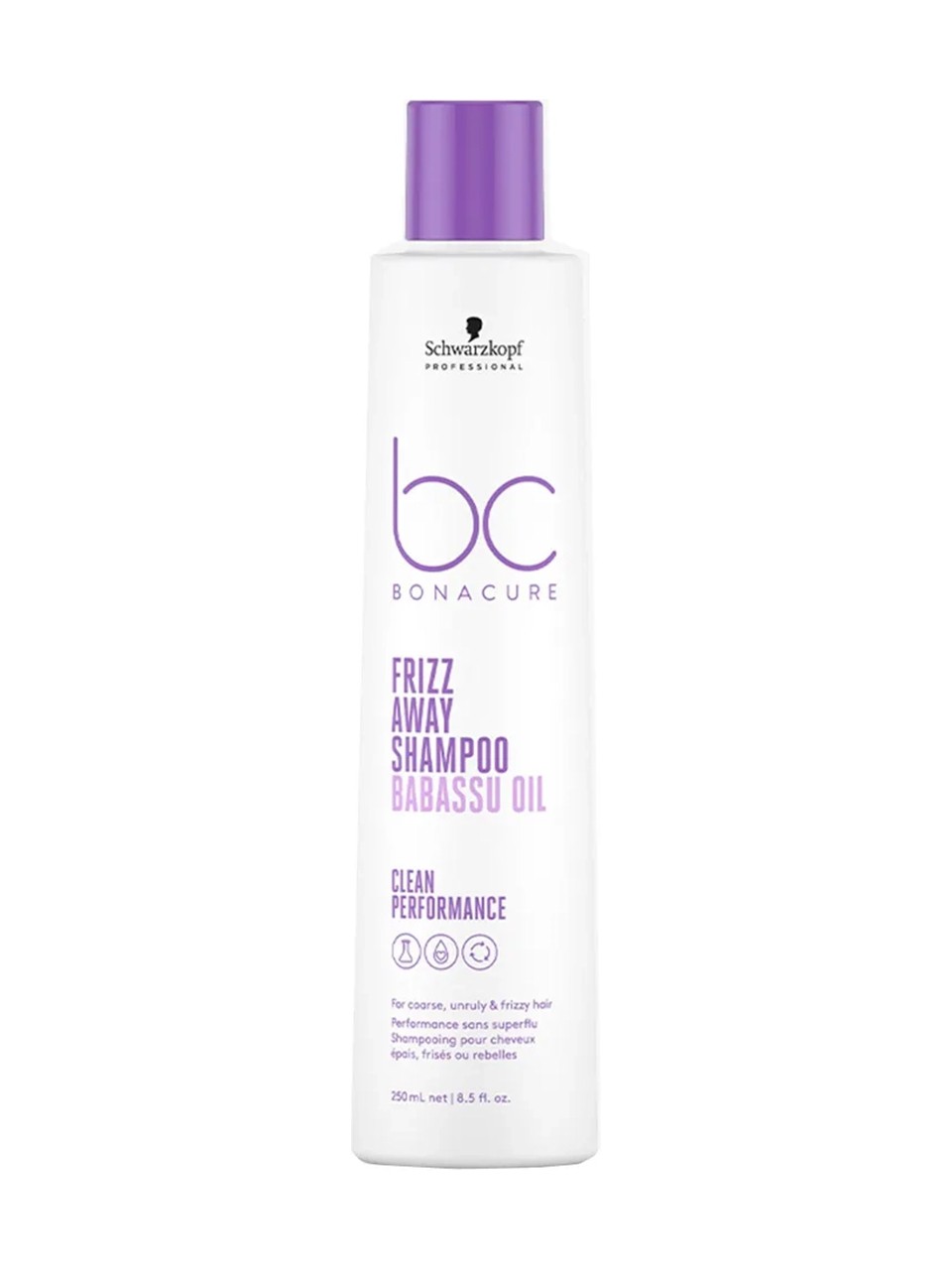 schwarzkopf bc bonacure frizz away shampoo 250 ml