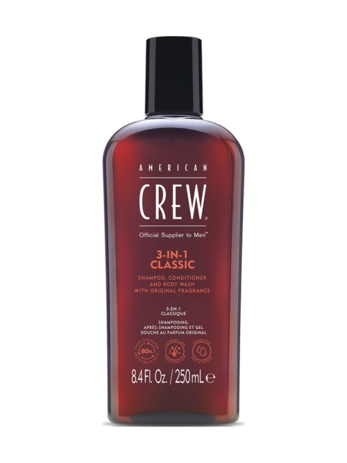 american crew 3 in 1 classic 250 ml 0