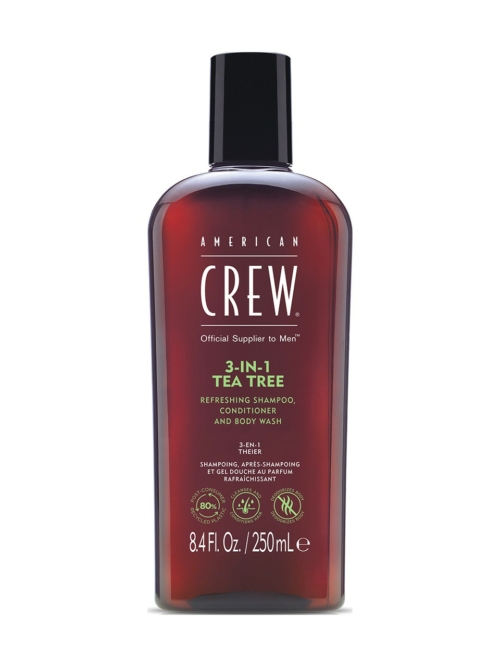 american crew 3 in 1 tea tree 250 ml 0