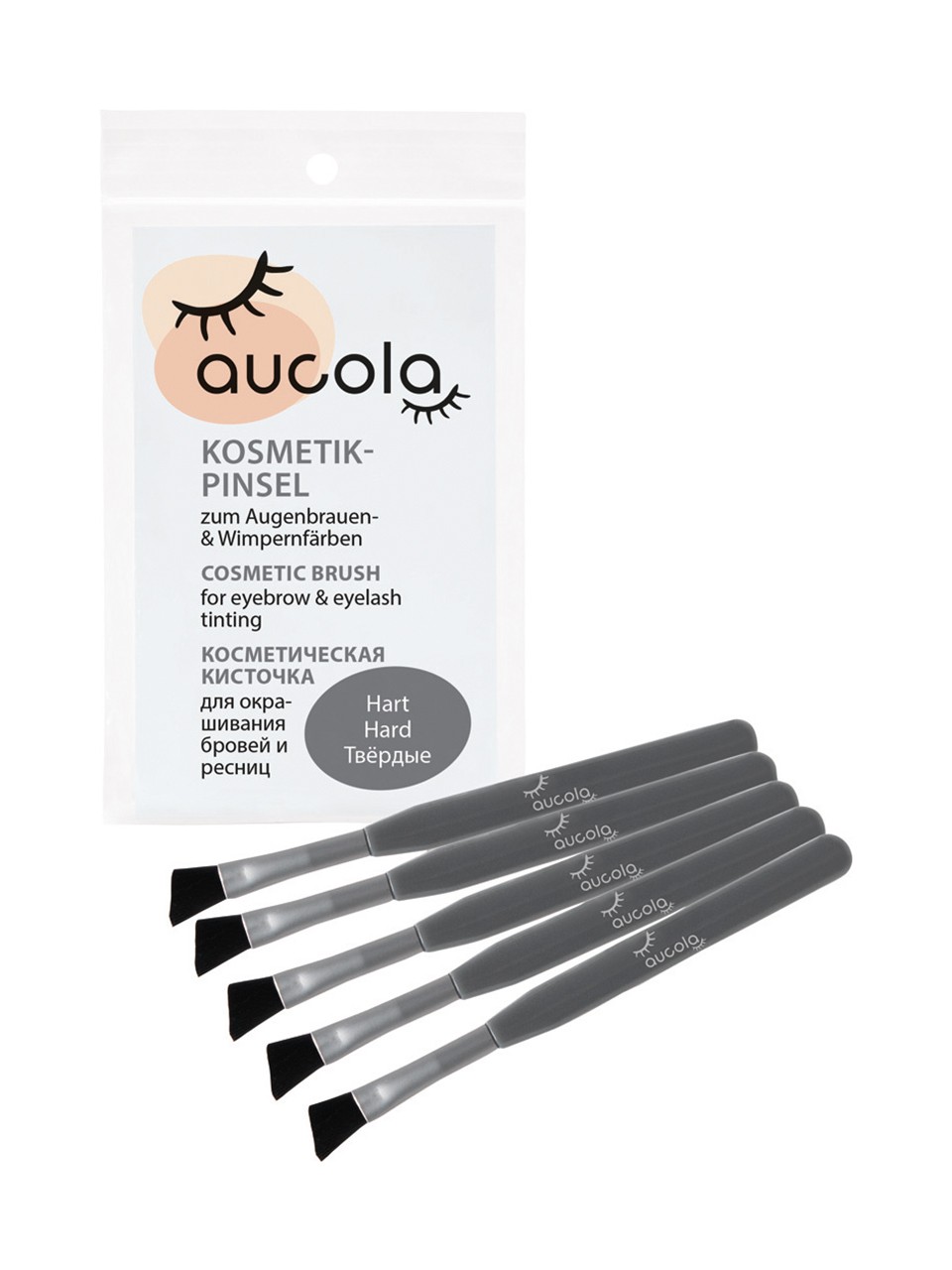 aucola kosmetikpinsel hart 5er set