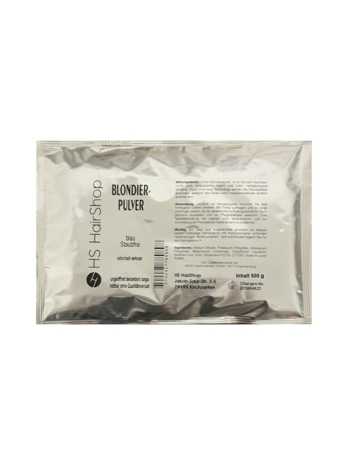 hs hairshop blondierpulver blau 500 g