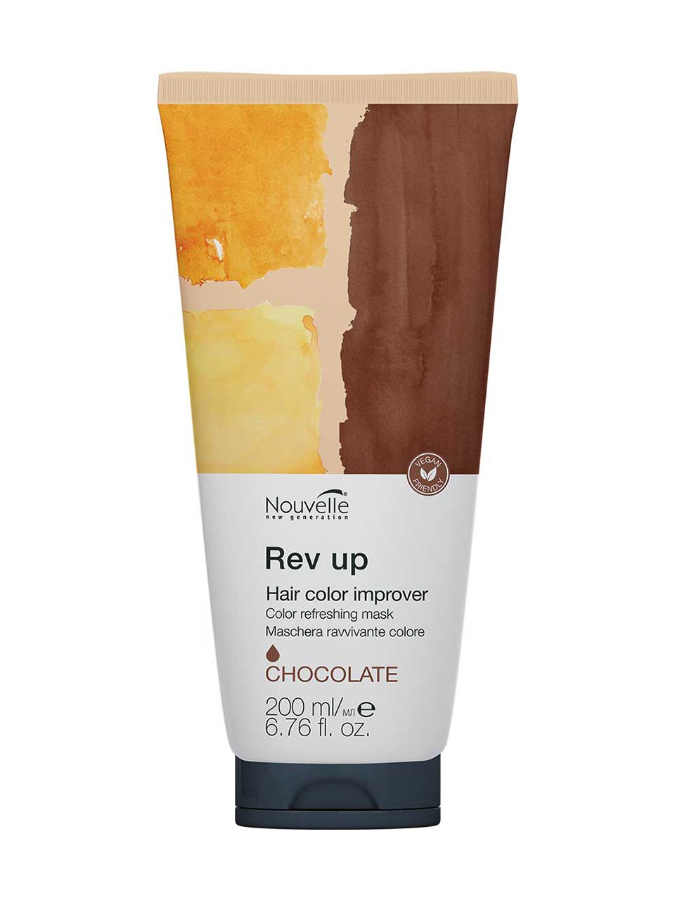 nouvelle rev up color refreshing mask chocolate 200 ml