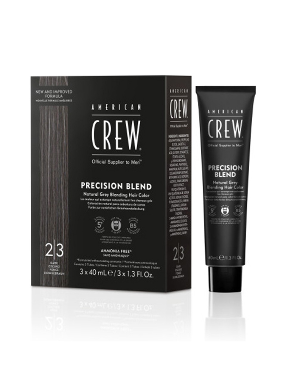american crew precision blend dark 3 x 40 ml