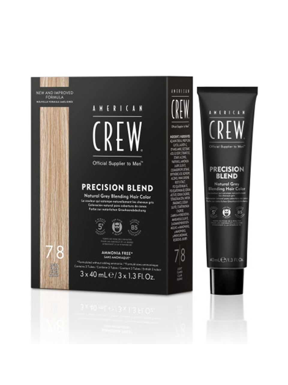 american crew precision blend light 3 x 40 ml