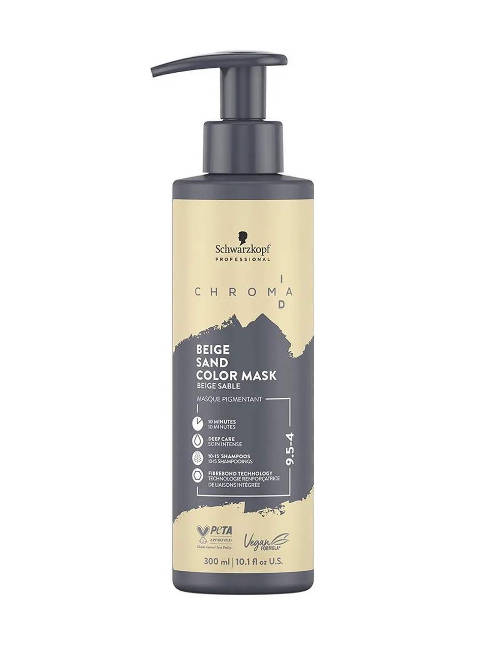 schwarzkopf chroma id bonding color mask 9 5 4 beige sand 300 ml