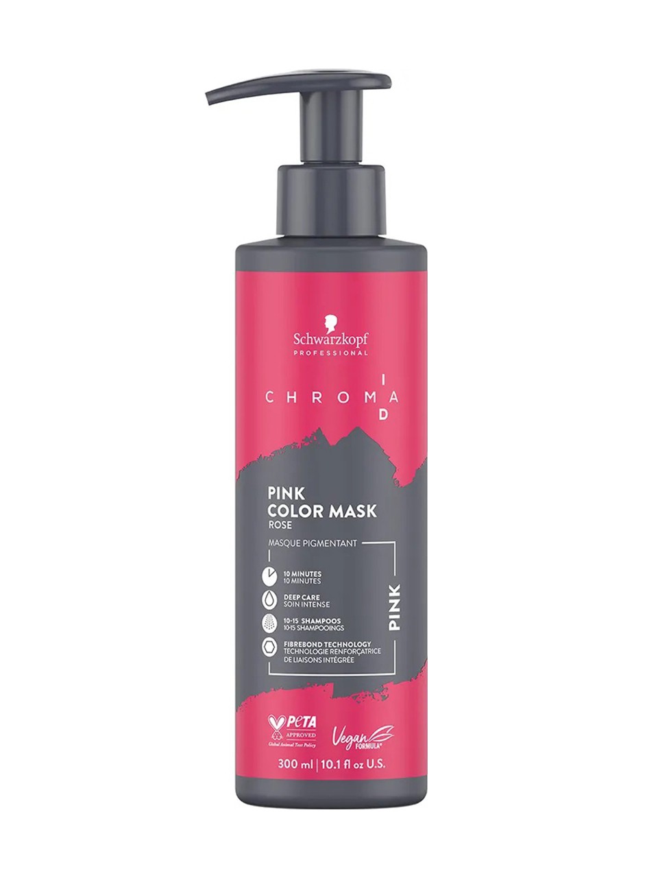 schwarzkopf chroma id bonding color mask pink 300 ml