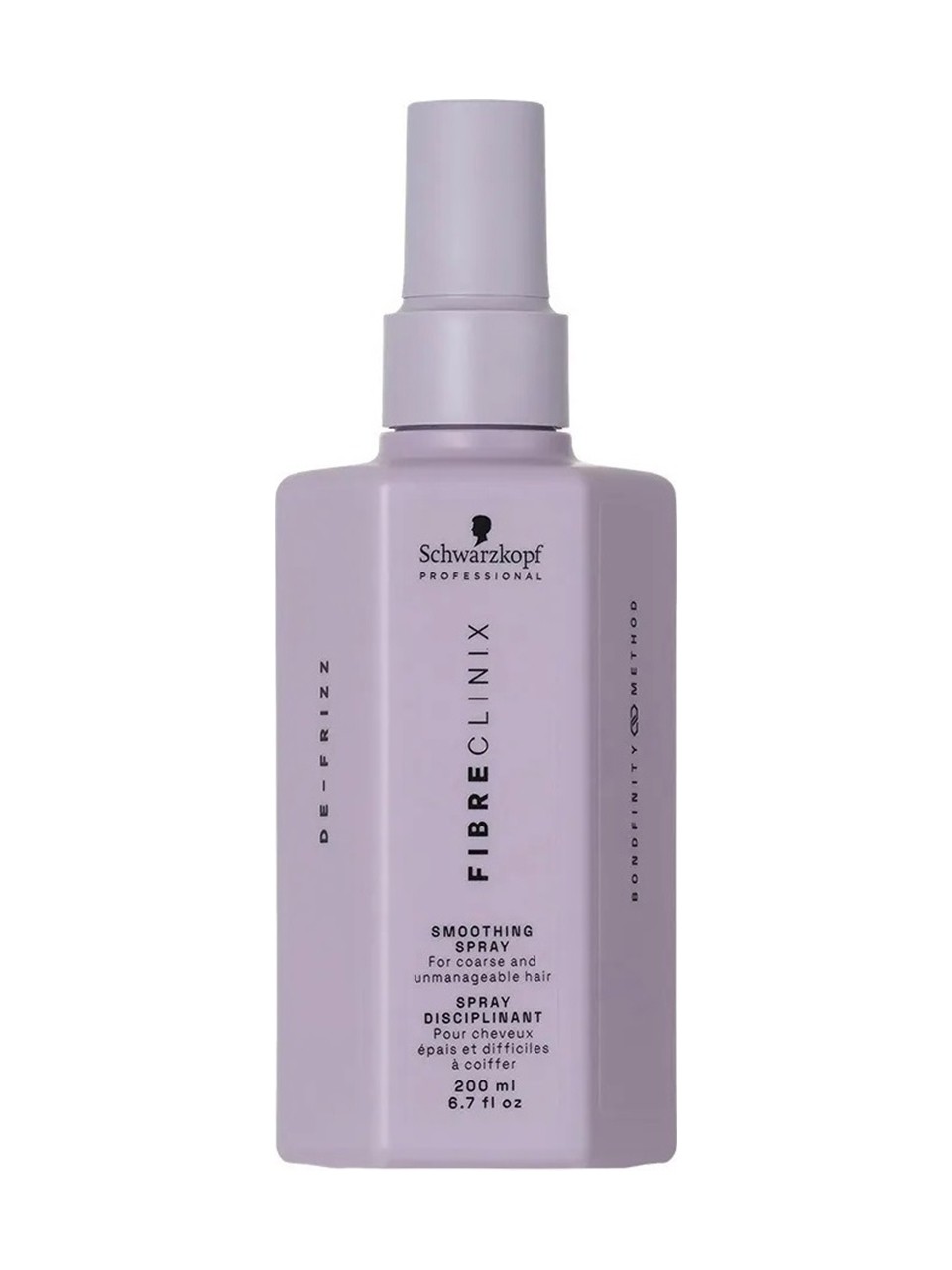 schwarzkopf fibre clinix de frizz smoothing spray 200 ml