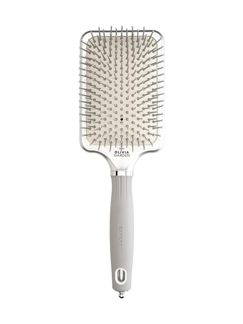 olivia garden expert care rectangular nylonborsten silber l