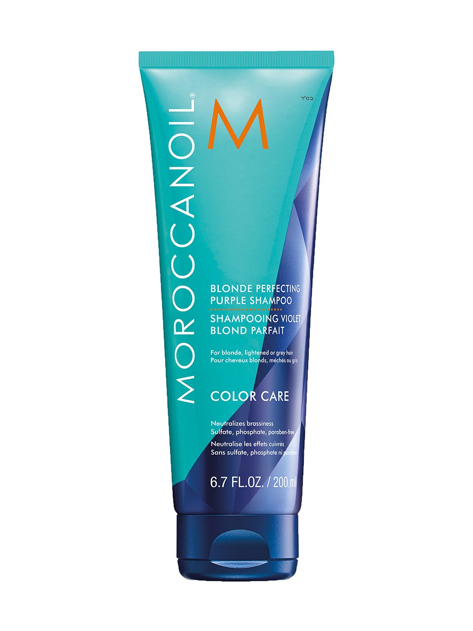 moroccanoil blonde perfecting purple shampoo 200 ml